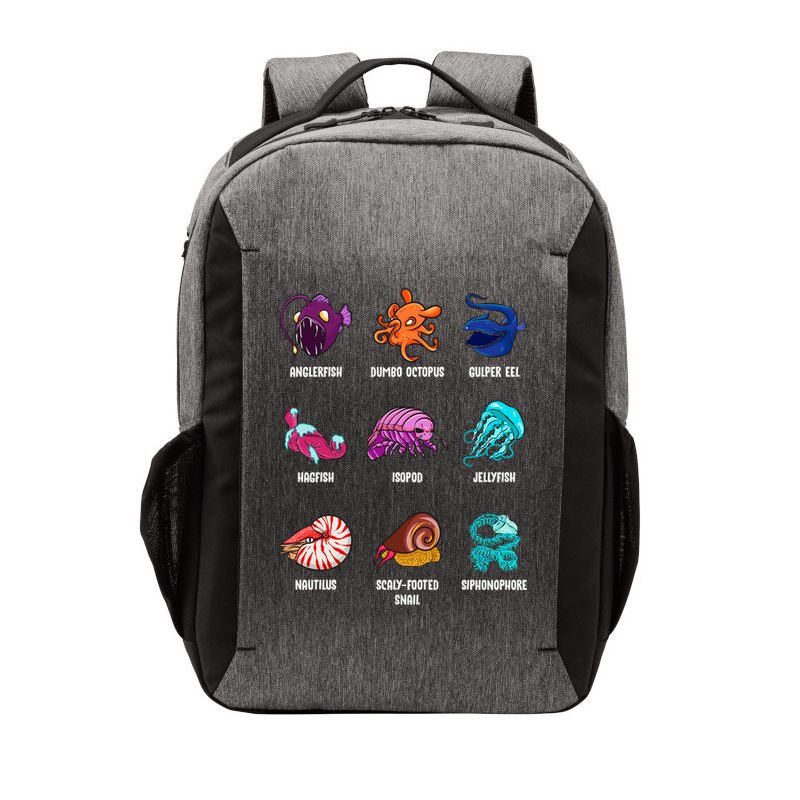 Gulper Eel Isopod Jellyfish Nautilus Octopus Hagfish Gift Vector Backpack