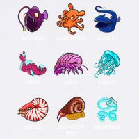 Gulper Eel Isopod Jellyfish Nautilus Octopus Hagfish Gift Garment-Dyed Sweatshirt