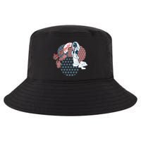 Geisha Fan Parasol Abstract Cool Comfort Performance Bucket Hat