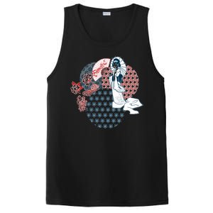 Geisha Fan Parasol Abstract PosiCharge Competitor Tank