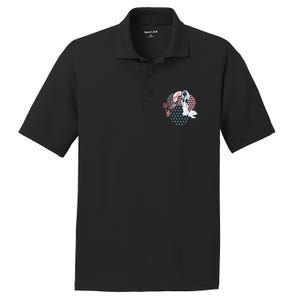 Geisha Fan Parasol Abstract PosiCharge RacerMesh Polo