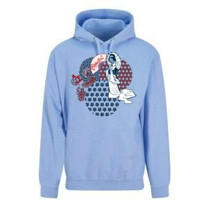 Geisha Fan Parasol Abstract Unisex Surf Hoodie