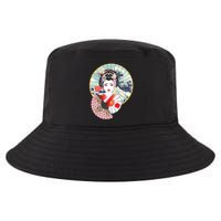Geisha Great Wave Frame Fans Cool Comfort Performance Bucket Hat