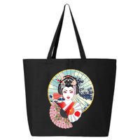 Geisha Great Wave Frame Fans 25L Jumbo Tote