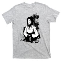 Geisha Japanese Script Greyscale T-Shirt