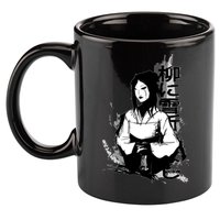 Geisha Japanese Script Greyscale 11oz C Handle Ceramic Mug