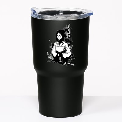Geisha Japanese Script Greyscale Tumbler