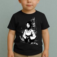 Geisha Japanese Script Greyscale Toddler T-Shirt