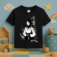Geisha Japanese Script Greyscale Toddler T-Shirt