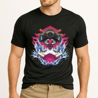 Geishia Ninja Mask Japanese Art Performance Shirt