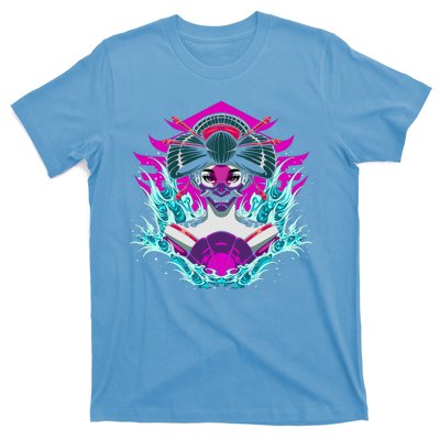 Geishia Ninja Mask Japanese Art T-Shirt