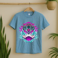 Geishia Ninja Mask Japanese Art T-Shirt