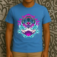 Geishia Ninja Mask Japanese Art T-Shirt