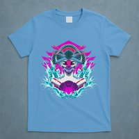 Geishia Ninja Mask Japanese Art T-Shirt
