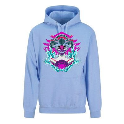 Geishia Ninja Mask Japanese Art Unisex Surf Hoodie