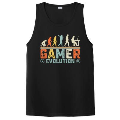 Gamer Evolution Legendary Gear Retro Gaming Session Vibes Cute Gift PosiCharge Competitor Tank