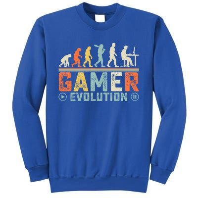 Gamer Evolution Legendary Gear Retro Gaming Session Vibes Cute Gift Sweatshirt