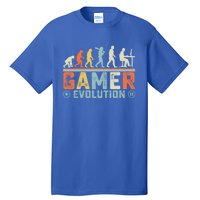 Gamer Evolution Legendary Gear Retro Gaming Session Vibes Cute Gift Tall T-Shirt