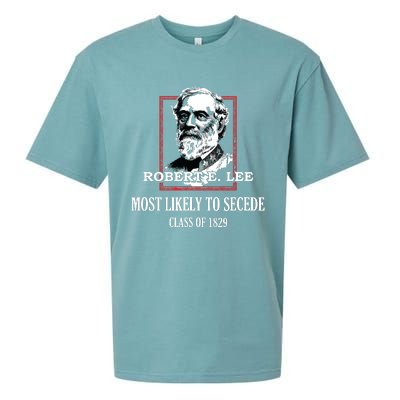 General E Lee Gettysburg Most Likely To Secede Robert E Lee Sueded Cloud Jersey T-Shirt