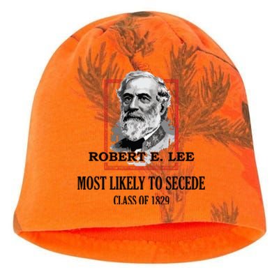 General E Lee Gettysburg Most Likely To Secede Robert E Lee Kati - Camo Knit Beanie