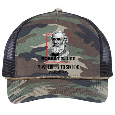 General E Lee Gettysburg Most Likely To Secede Robert E Lee Retro Rope Trucker Hat Cap