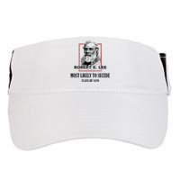 General E Lee Gettysburg Most Likely To Secede Robert E Lee Adult Drive Performance Visor