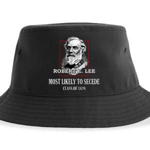 General E. Lee Gettysburg Most Likely To Secede Robert E Lee Sustainable Bucket Hat