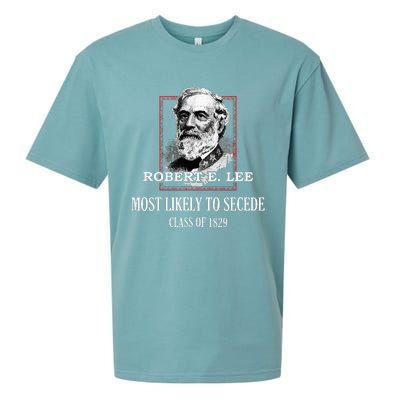 General E. Lee Gettysburg Most Likely To Secede Robert E Lee Sueded Cloud Jersey T-Shirt