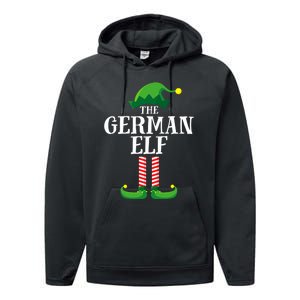 German Elf Matching Family Group Christmas Party Performance Fleece Hoodie