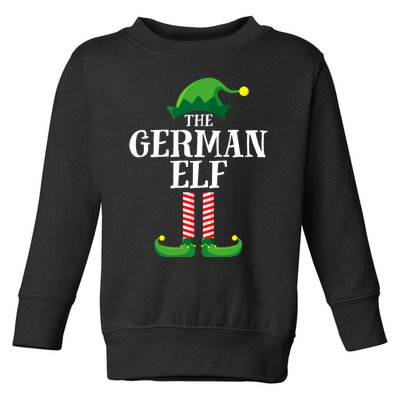 German Elf Matching Family Group Christmas Party Toddler Sweatshirt