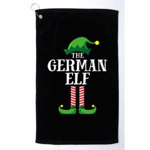 German Elf Matching Family Group Christmas Party Platinum Collection Golf Towel