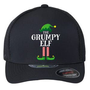 Grumpy Elf Matching Family Group Christmas Party Pyjamas Flexfit Unipanel Trucker Cap