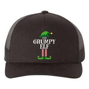 Grumpy Elf Matching Family Group Christmas Party Pyjamas Yupoong Adult 5-Panel Trucker Hat