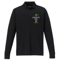 Grumpy Elf Matching Family Group Christmas Party Pyjamas Performance Long Sleeve Polo