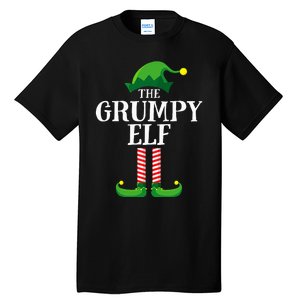 Grumpy Elf Matching Family Group Christmas Party Pyjamas Tall T-Shirt