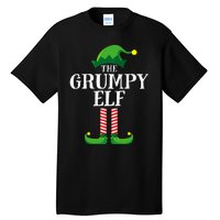 Grumpy Elf Matching Family Group Christmas Party Pyjamas Tall T-Shirt