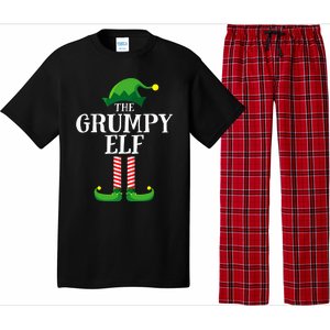 Grumpy Elf Matching Family Group Christmas Party Pyjamas Pajama Set