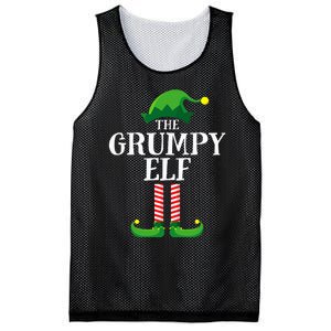 Grumpy Elf Matching Family Group Christmas Party Pyjamas Mesh Reversible Basketball Jersey Tank