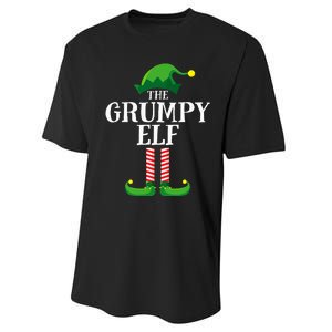 Grumpy Elf Matching Family Group Christmas Party Pyjamas Performance Sprint T-Shirt