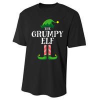 Grumpy Elf Matching Family Group Christmas Party Pyjamas Performance Sprint T-Shirt