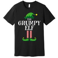 Grumpy Elf Matching Family Group Christmas Party Pyjamas Premium T-Shirt