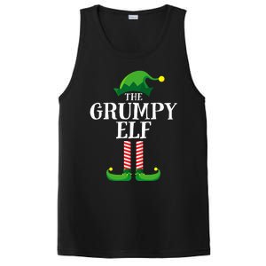 Grumpy Elf Matching Family Group Christmas Party Pyjamas PosiCharge Competitor Tank