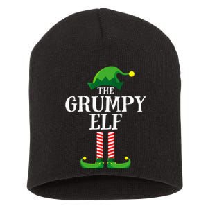 Grumpy Elf Matching Family Group Christmas Party Pyjamas Short Acrylic Beanie