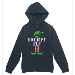 Grumpy Elf Matching Family Group Christmas Party Pyjamas Urban Pullover Hoodie