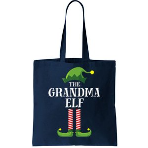 Grandma Elf Matching Family Group Christmas Party Pyjamas Tote Bag