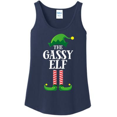 Gassy Elf Matching Family Group Christmas Party Ladies Essential Tank