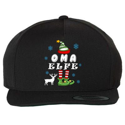 Grandma Elf Mother Elf Christmas Elf Christmas Gift Wool Snapback Cap