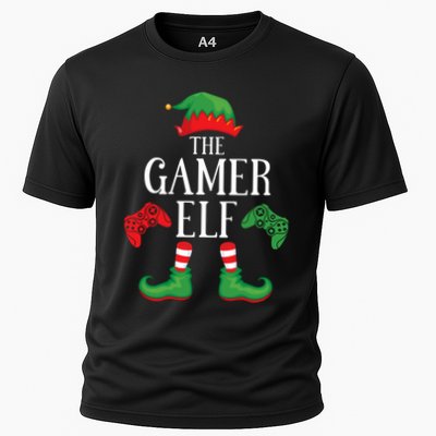 Gamer Elf Matching Group Xmas Gaming Funny Family Christmas Performance Shirt