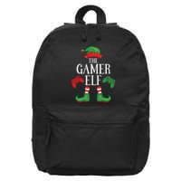 Gamer Elf Matching Group Xmas Gaming Funny Family Christmas 16 in Basic Backpack