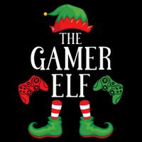 Gamer Elf Matching Group Xmas Gaming Funny Family Christmas 16 in Basic Backpack